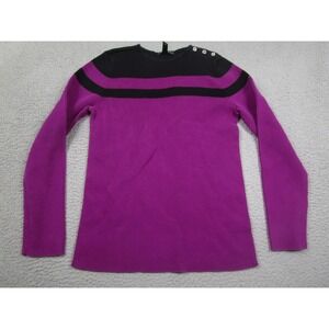 Lauren Ralph Lauren Top Womens XL Purple‎ Logn Sleeve Preppy Casual Pullover